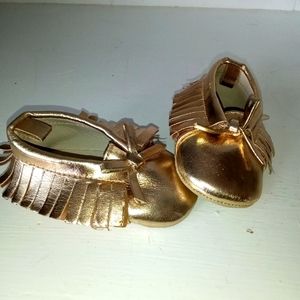 BOGO Free Gold baby shoes
